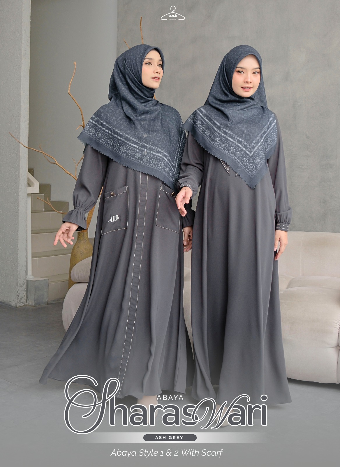 ASH GREY - SHARASWARI